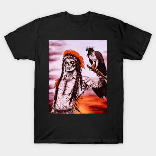 indian chief zombie T-Shirt